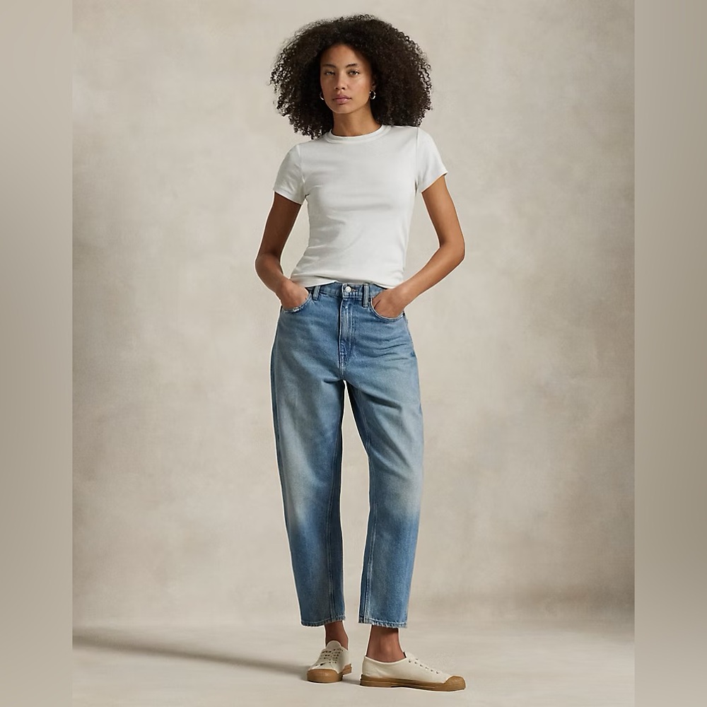 Polo by Ralph Lauren Light Blue High-Rise Relaxed Jeans